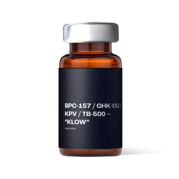 KLOW PEPTIDE – BPC-157/GHK-CU/KPV/TB500 INJECTIONS 3MG/10MG/3MG/3MG/ML (5ML)